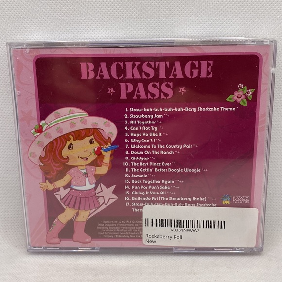 Strawberry Shortcake Rockaberry Roll Audio CD Sealed Children’s Music - Picture 4 of 11